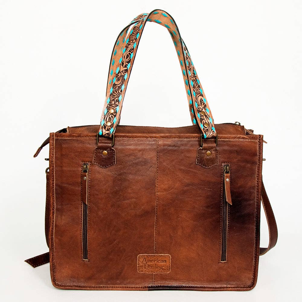 ADBG1033A Tote Genuine Western Leather Women Bag