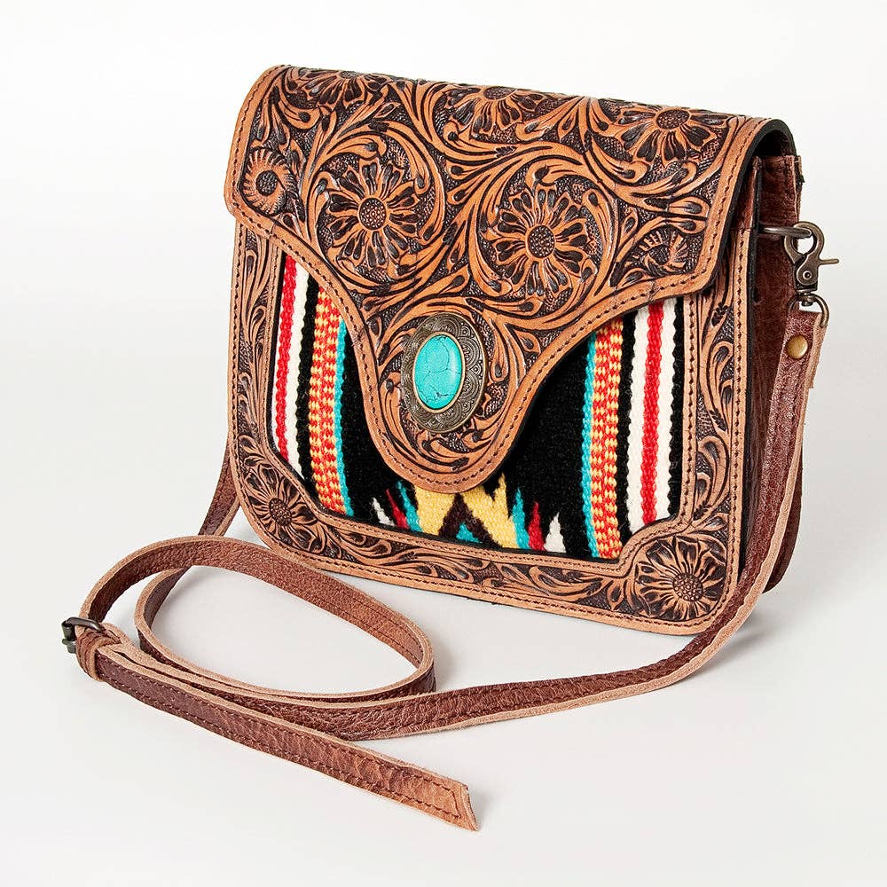 ADBG826B Crossbody Genuine Western Leather Women Bag