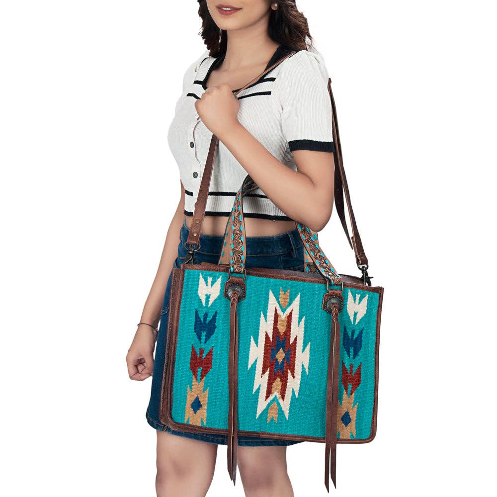 ADBG1033A Tote Genuine Western Leather Women Bag