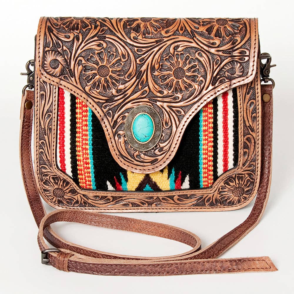 ADBG826B Crossbody Genuine Western Leather Women Bag