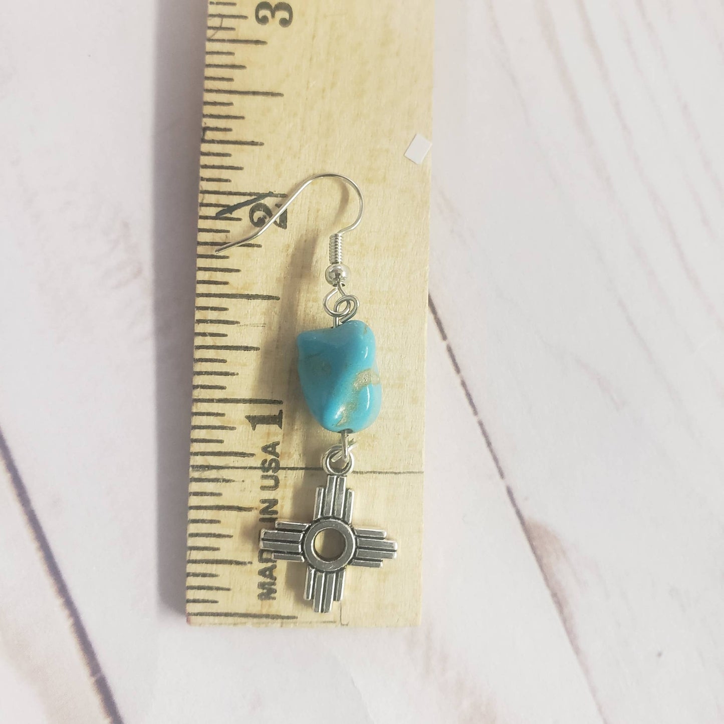 Zia Turquoise Beaded Earring
