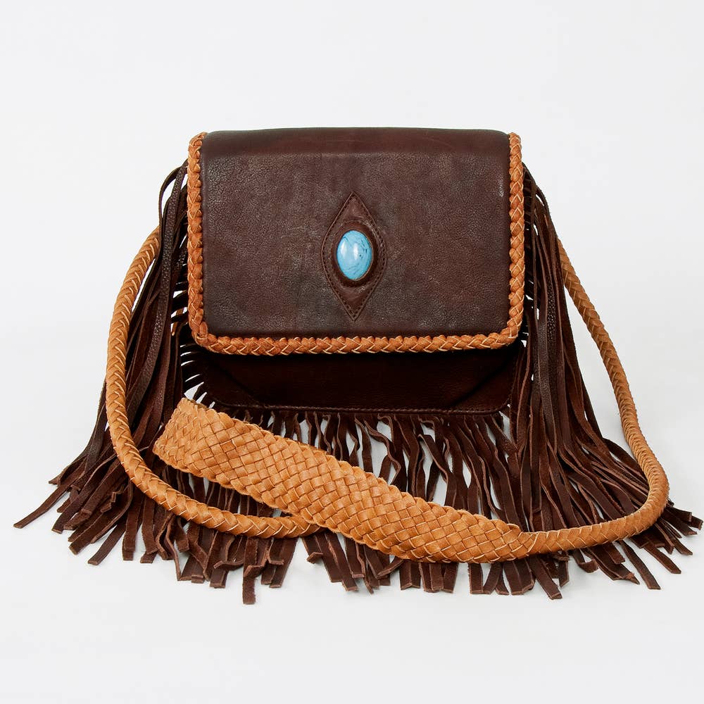 D141 Crossbody Leather Women Bag Western Handbag Purse