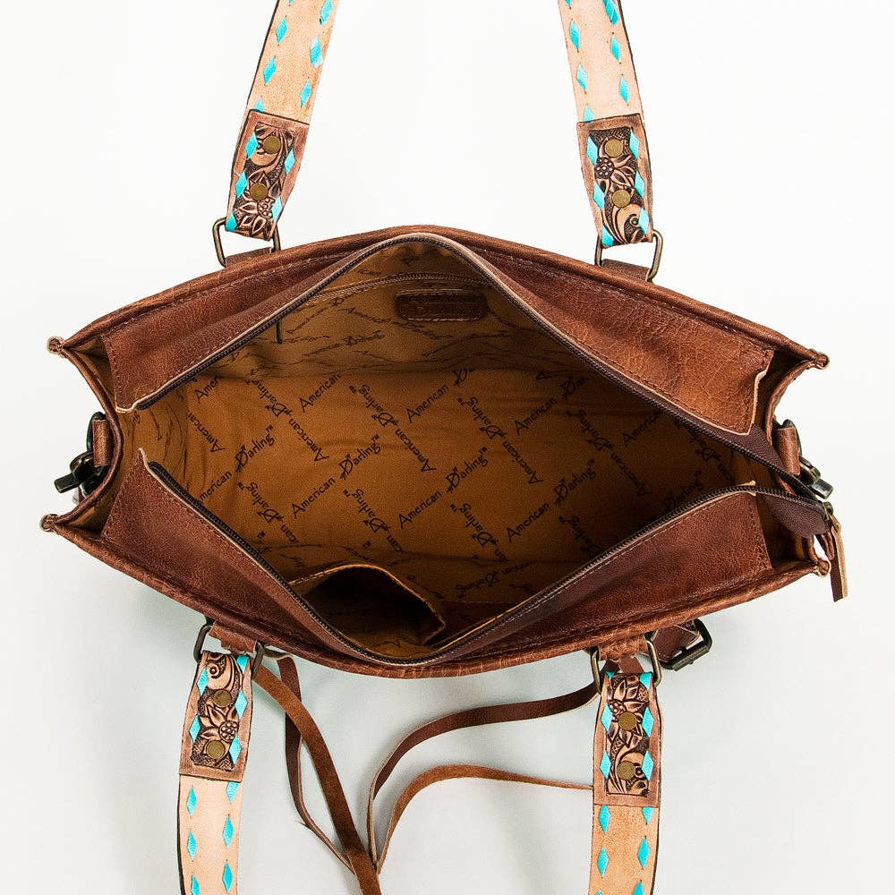 ADBG1033A Tote Genuine Western Leather Women Bag