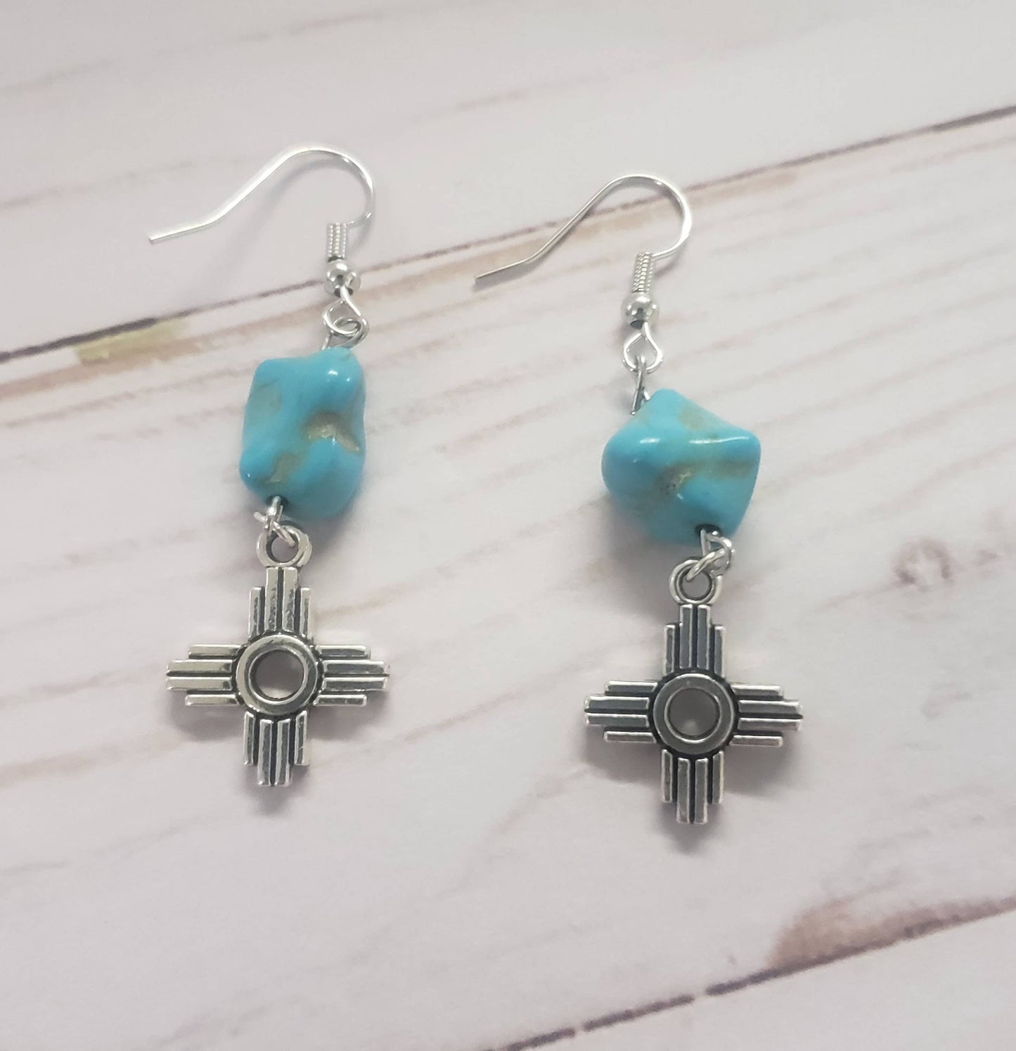 Zia Turquoise Beaded Earring