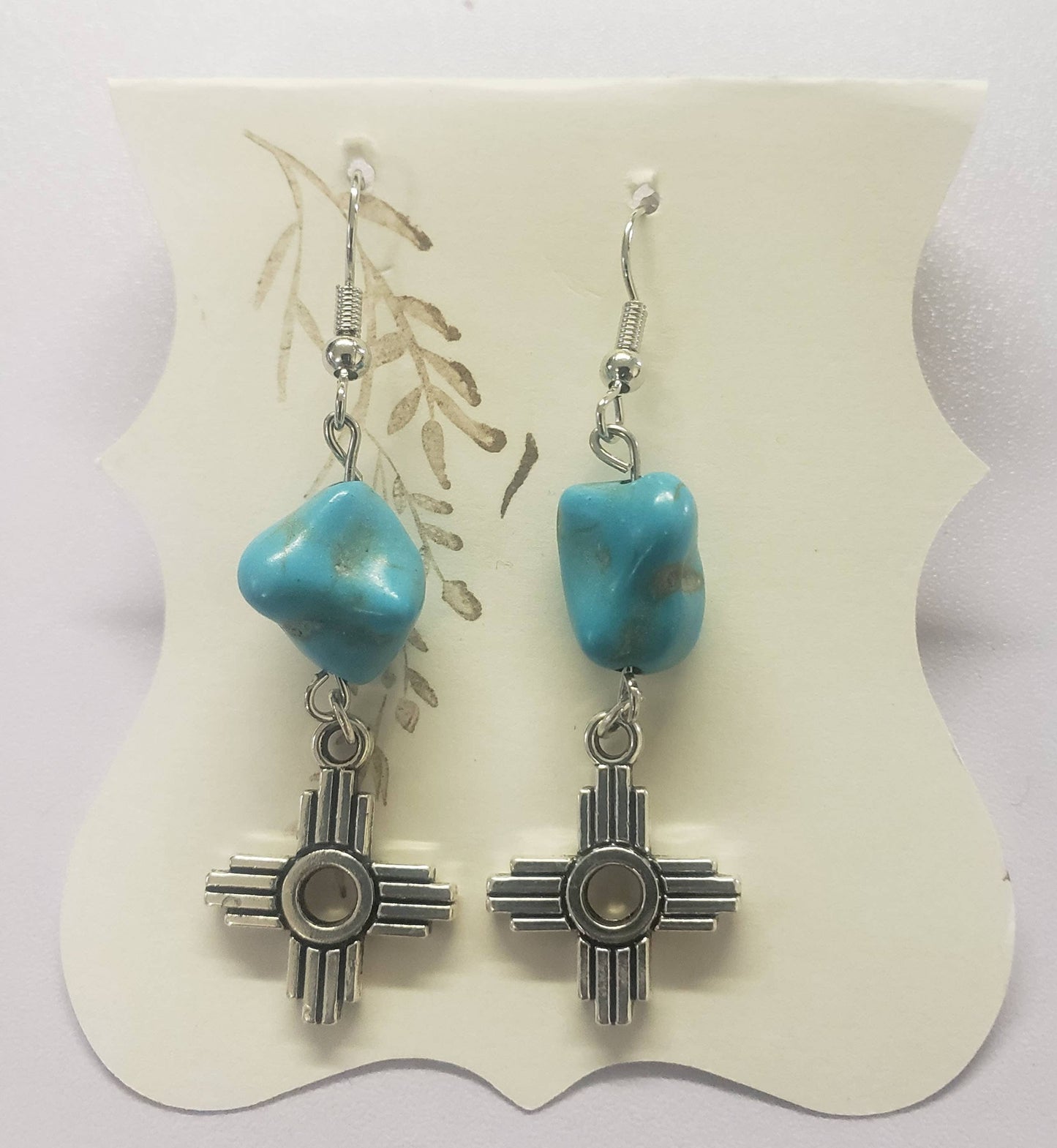 Zia Turquoise Beaded Earring
