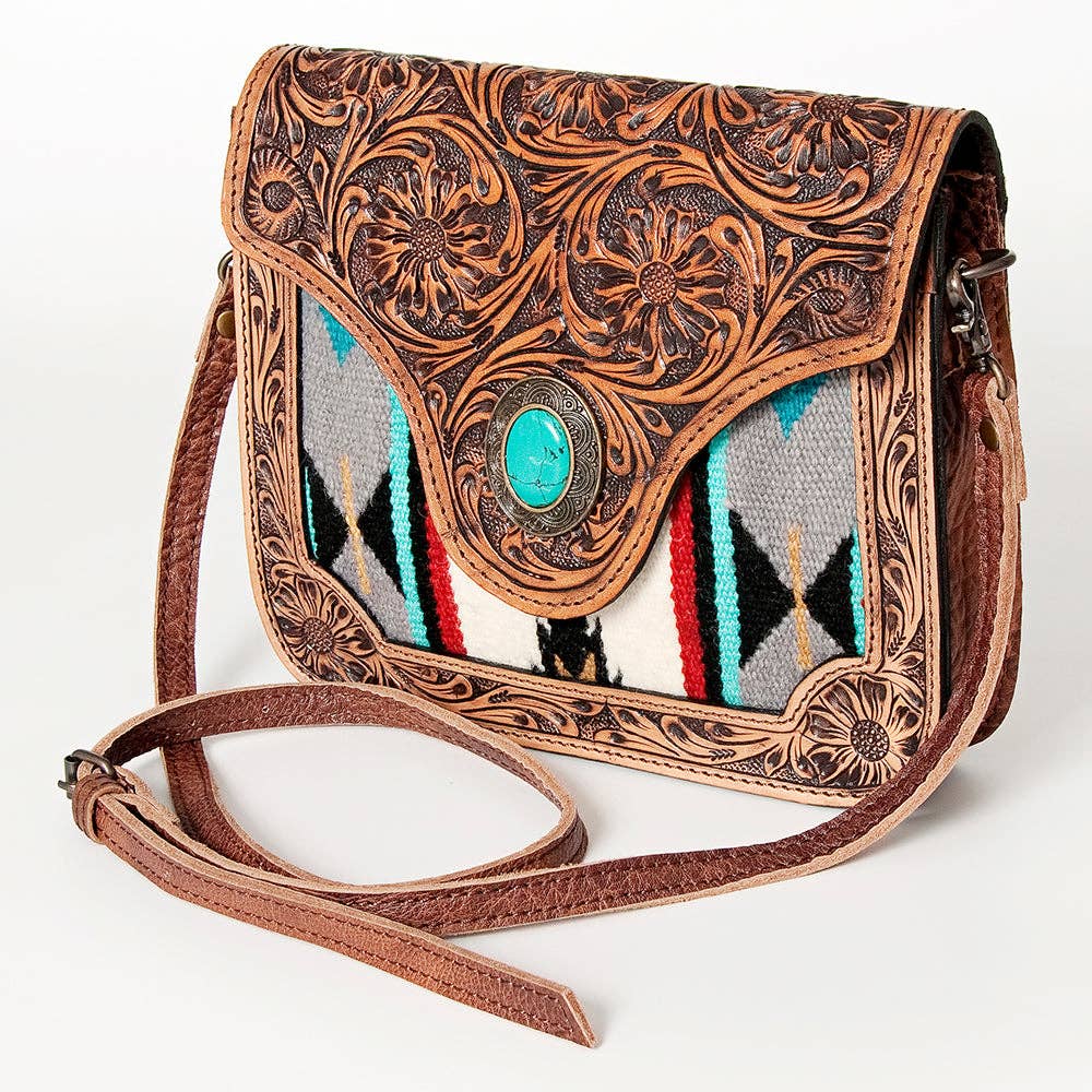 ADBG826B Crossbody Genuine Western Leather Women Bag