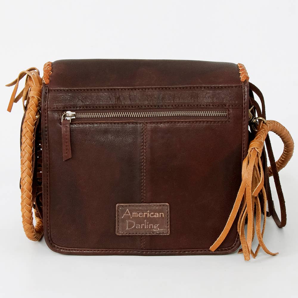 D141 Crossbody Leather Women Bag Western Handbag Purse