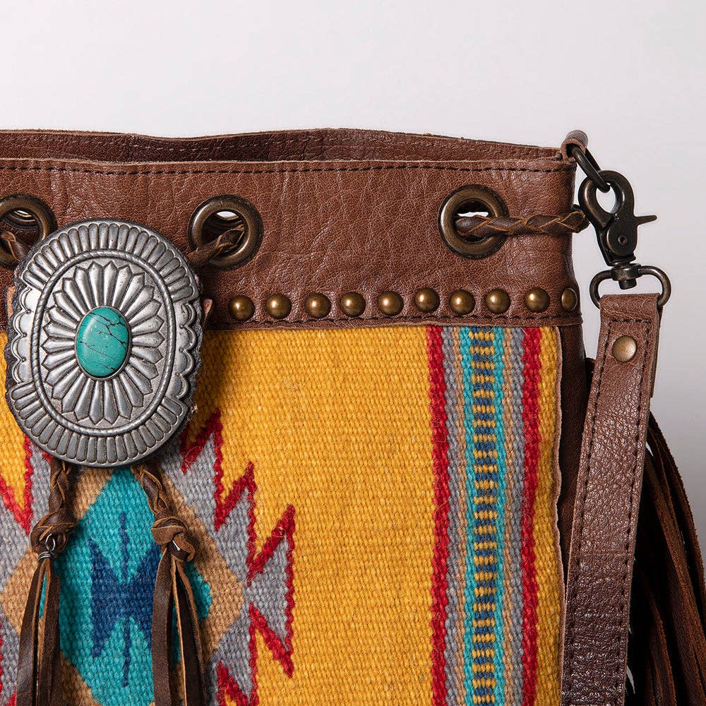ADBG836A Bucket Genuine Western Leather Women Bag
