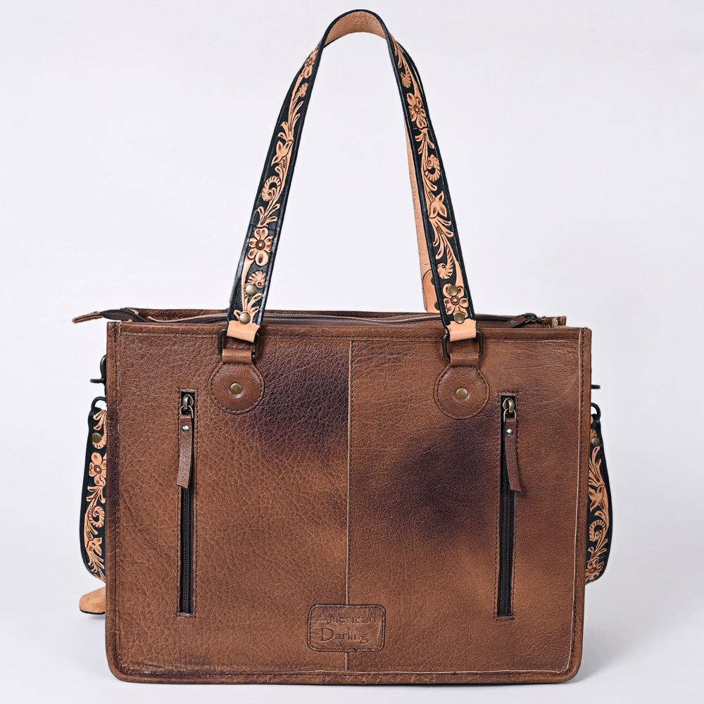 ADBG1033A Tote Genuine Western Leather Women Bag