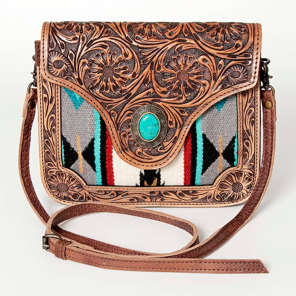 ADBG826B Crossbody Genuine Western Leather Women Bag