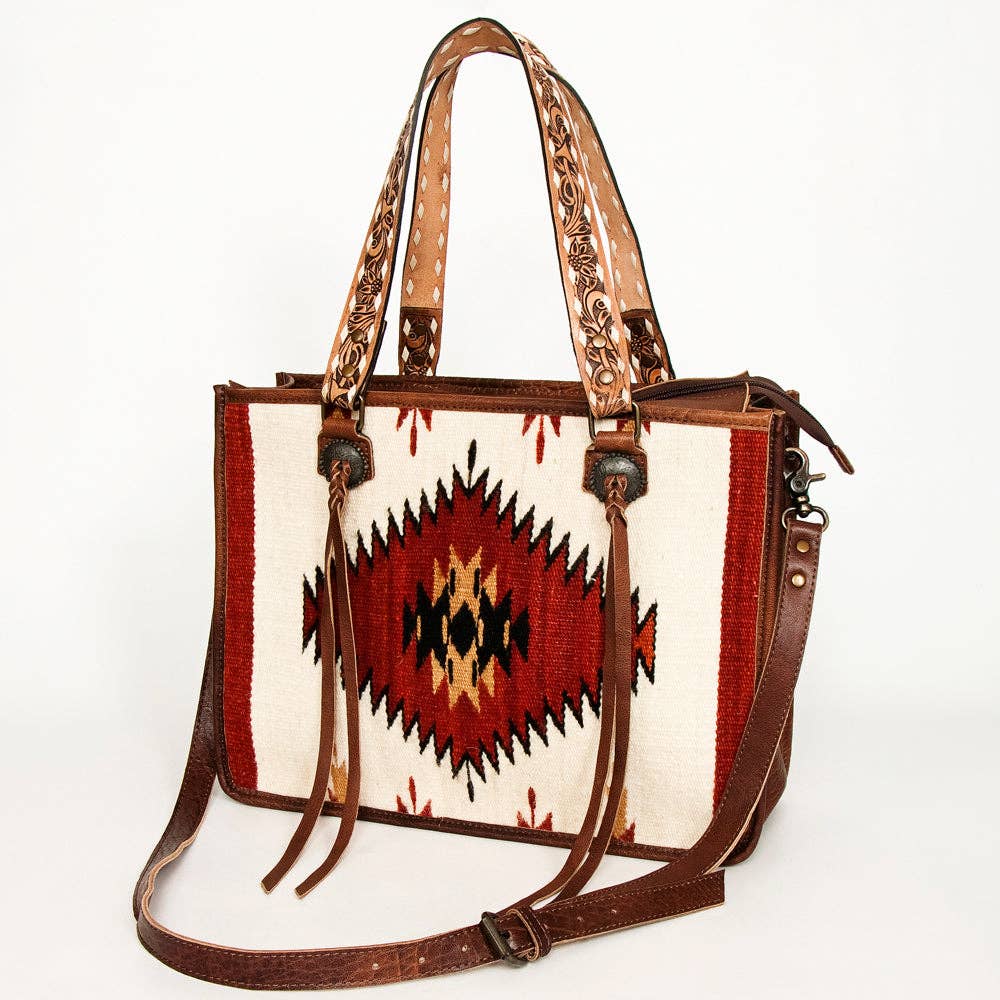 ADBG1033A Tote Genuine Western Leather Women Bag