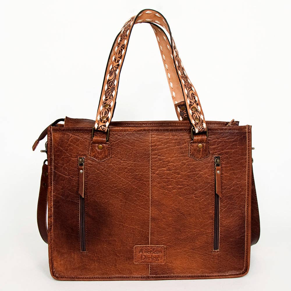 ADBG1033A Tote Genuine Western Leather Women Bag
