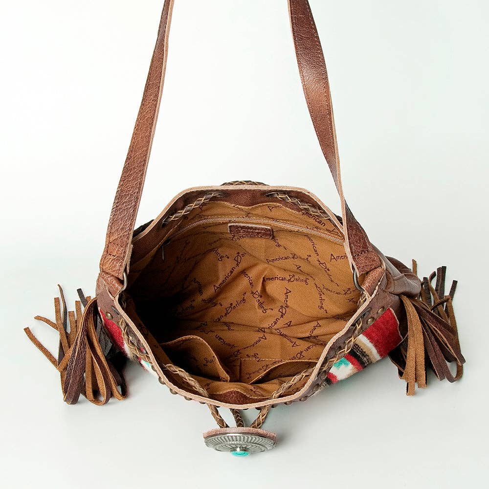 ADBG836A Bucket Genuine Western Leather Women Bag
