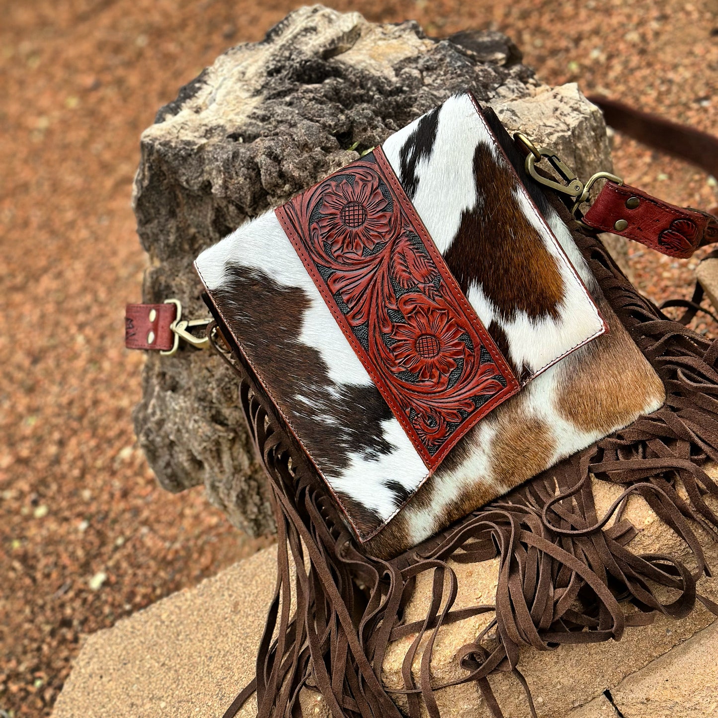 Cowhide Crossbody