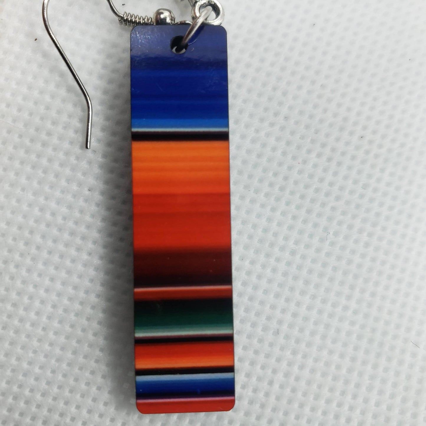 Zia Serape Long Dangle Earring