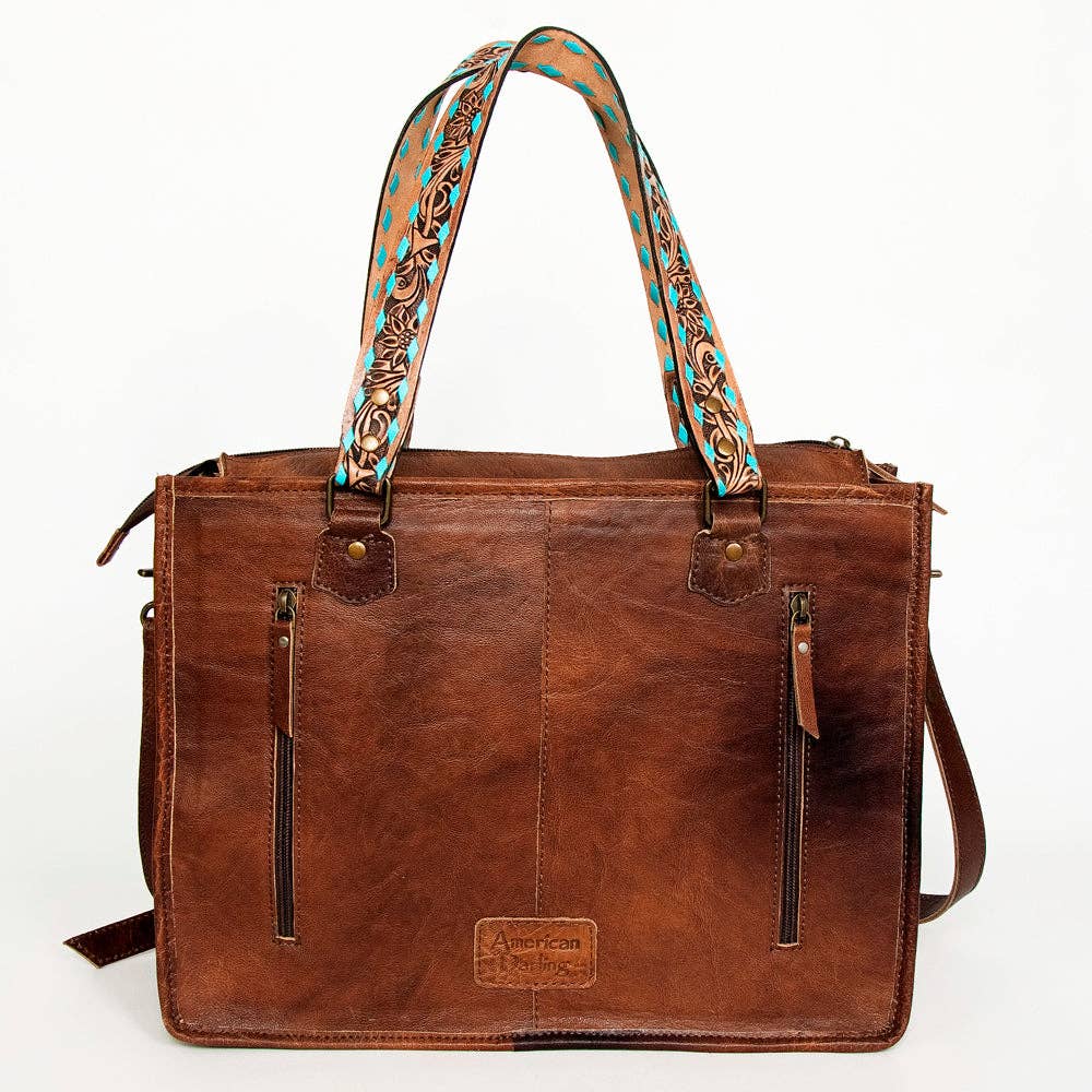 ADBG1033A Tote Genuine Western Leather Women Bag