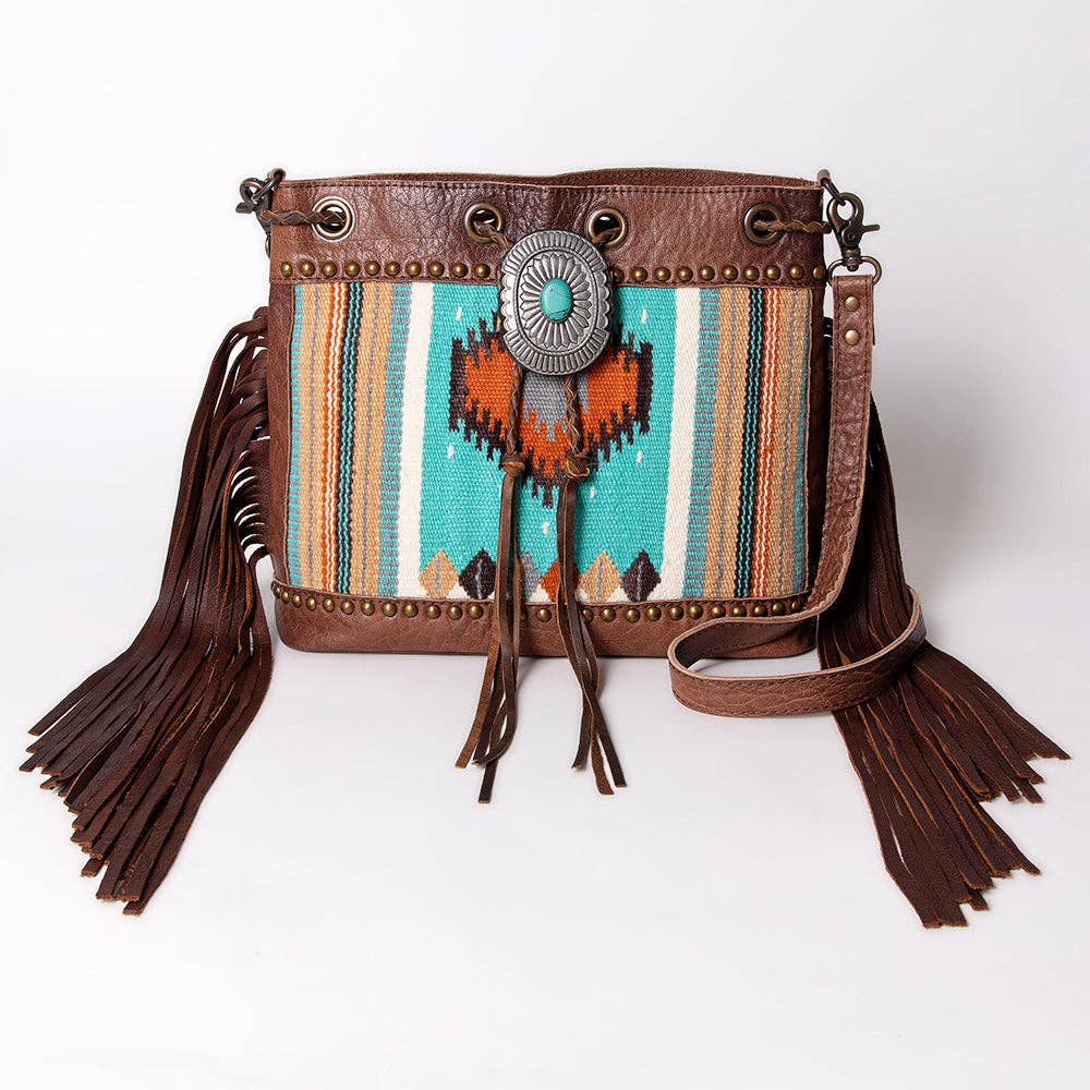 ADBG836A Bucket Genuine Western Leather Women Bag