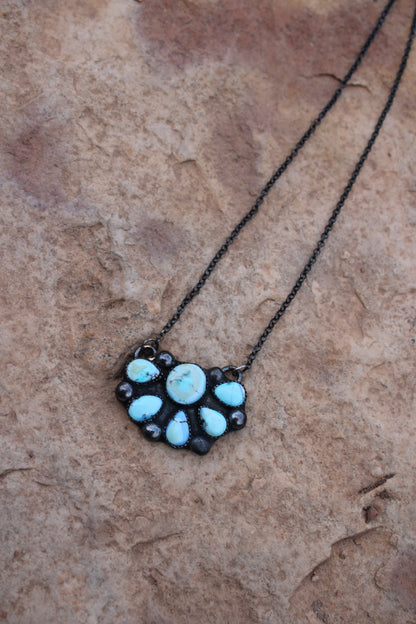 Golden Hills Half Cluster Necklace