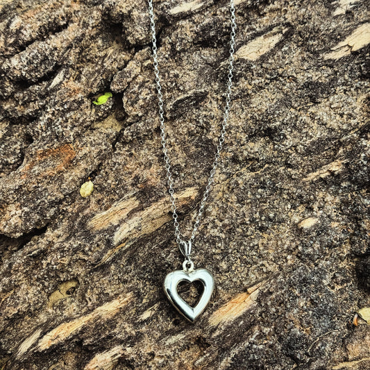 Sterling Silver Heart Necklace