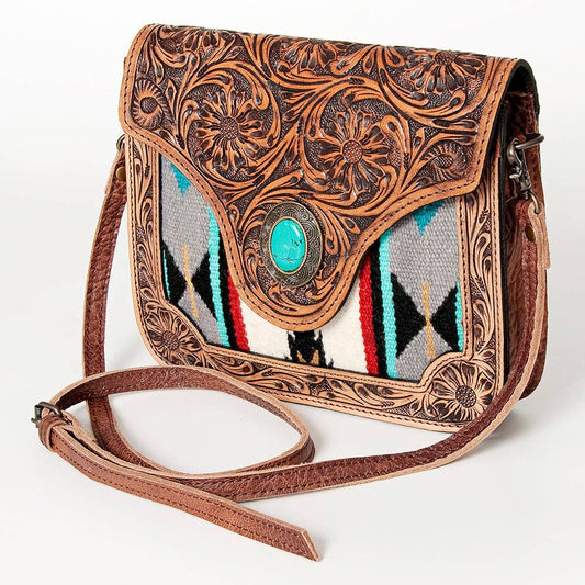 ADBG826B Crossbody Genuine Western Leather Women Bag