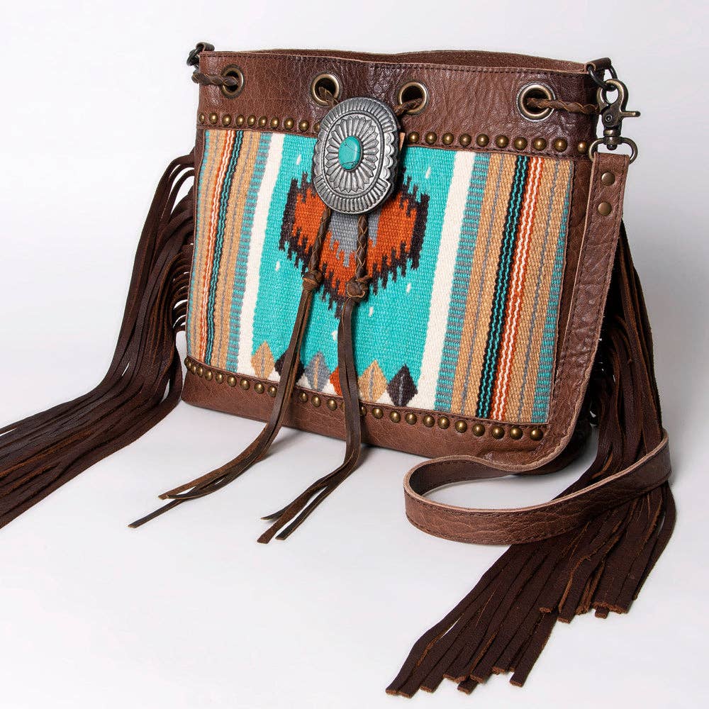 ADBG836A Bucket Genuine Western Leather Women Bag