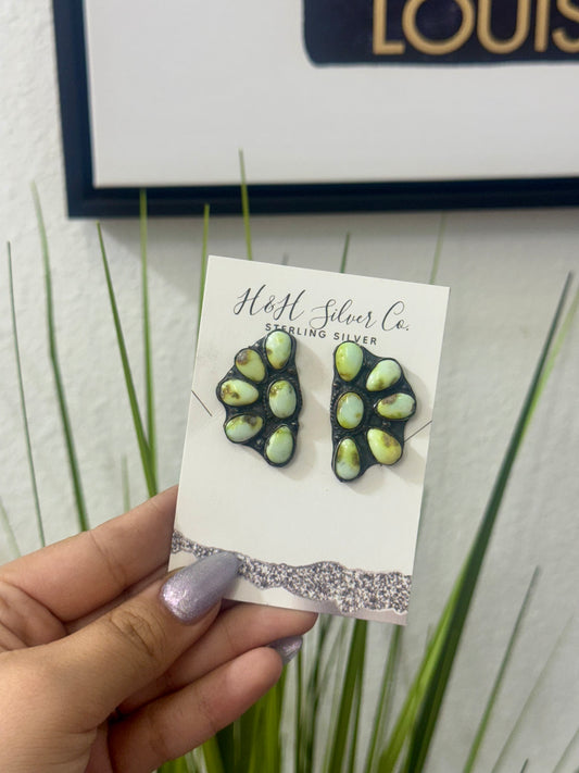 Pre Order Palomino Half Cluster Studs Large