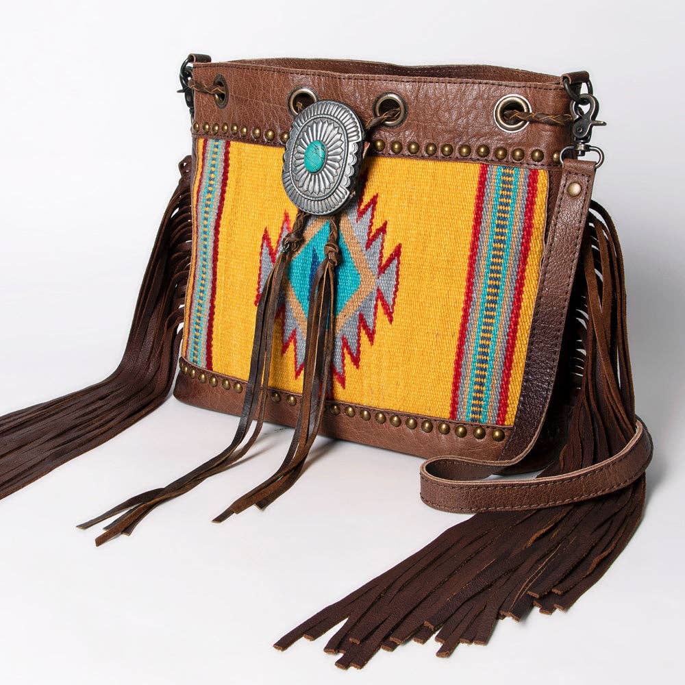 ADBG836A Bucket Genuine Western Leather Women Bag