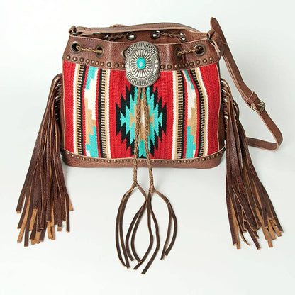 ADBG836A Bucket Genuine Western Leather Women Bag