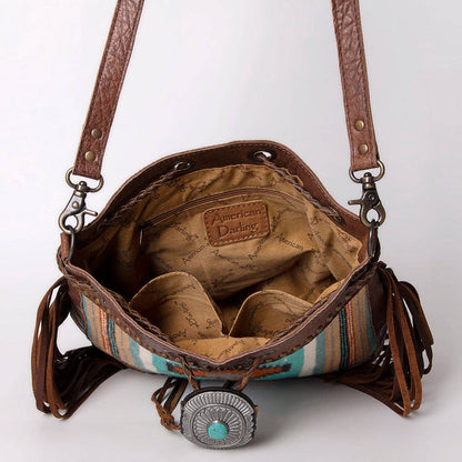 ADBG836A Bucket Genuine Western Leather Women Bag